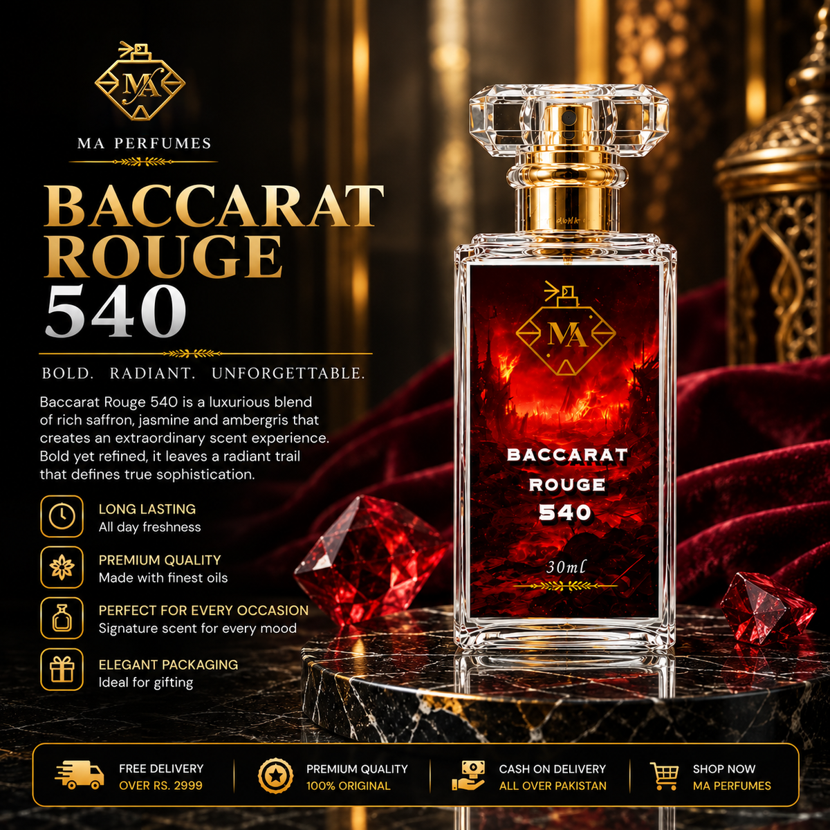 Baccarat Rouge 540 – | MA PERFUMES