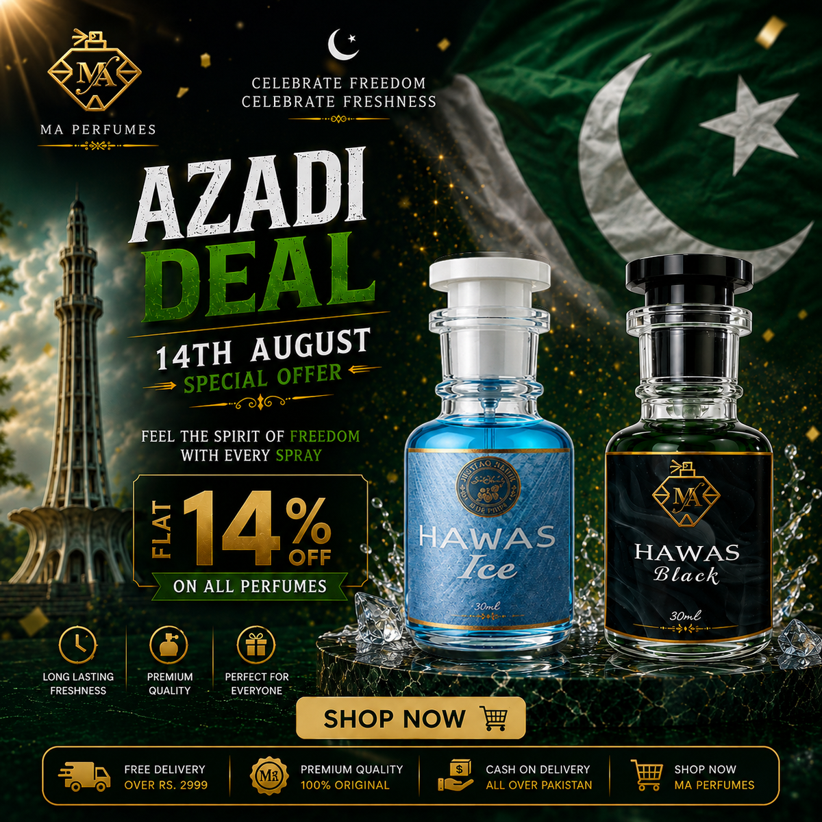 Hawas Ice + Hawas Black – | MA PERFUMES