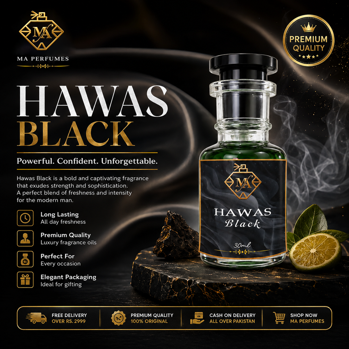 Hawas Black – | MA PERFUMES