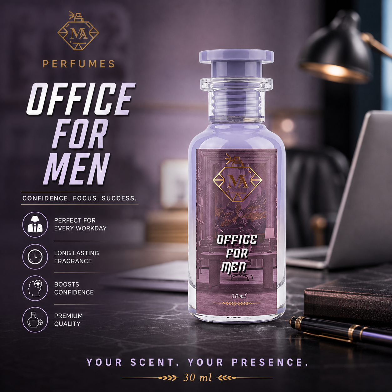 Office for Men – Sophisticated & Long Lasting Perfume | MA PERFUMES