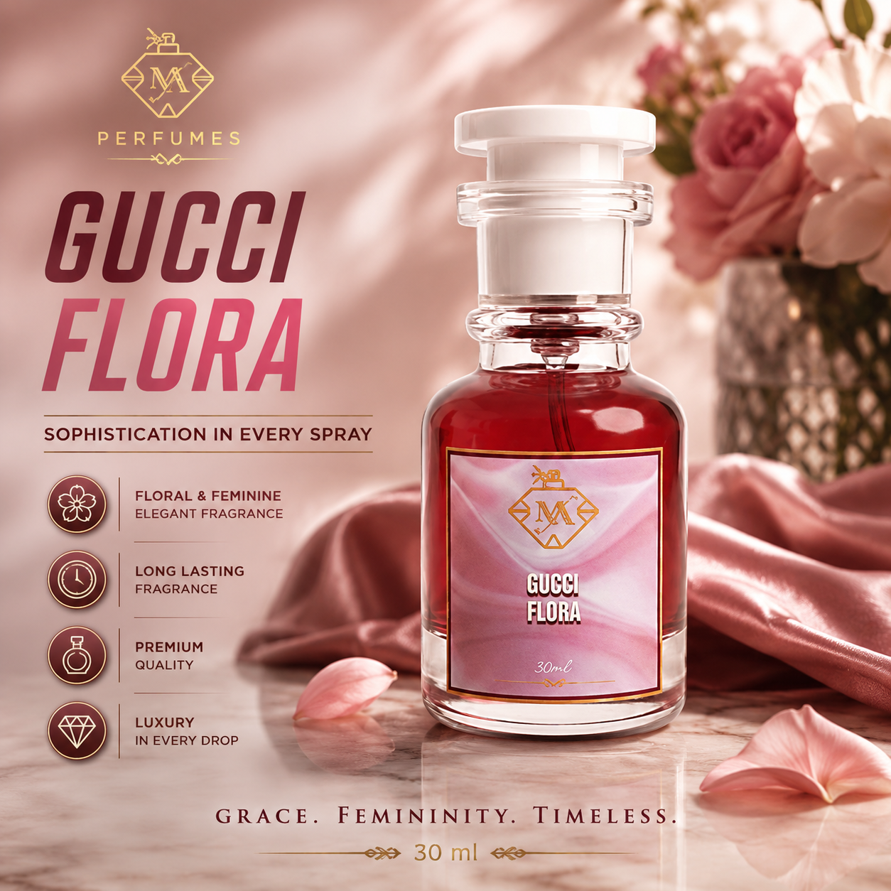 Gucci Flora – Elegant Floral & Long Lasting Perfume | MA PERFUMES